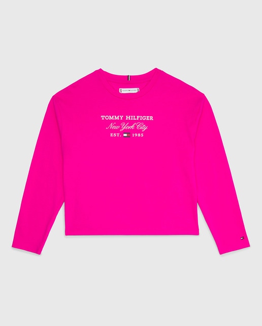 Imagen 0 de Camiseta de bebé niña de cuello redondo y manga larga