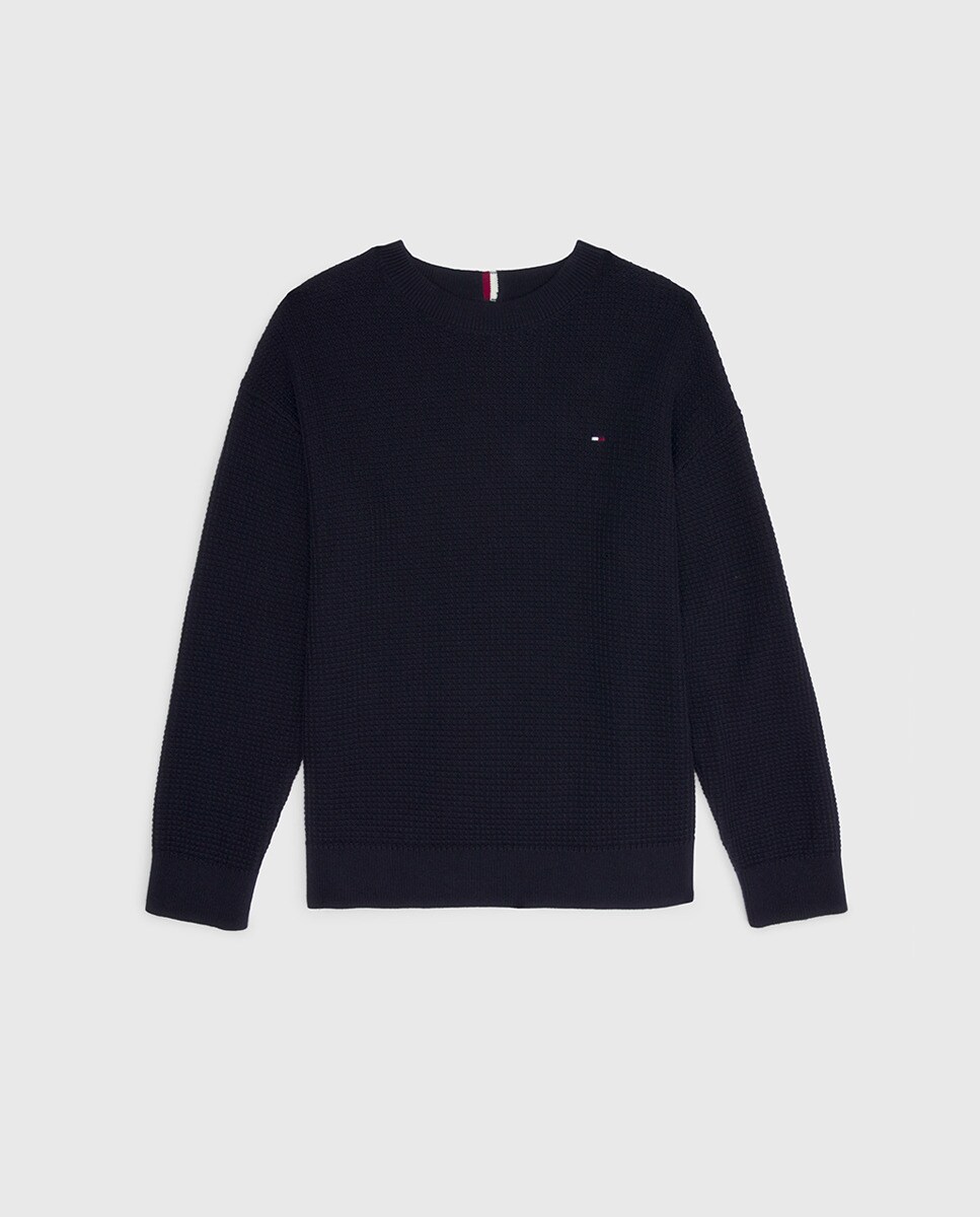 Pull à col rond et manches longues