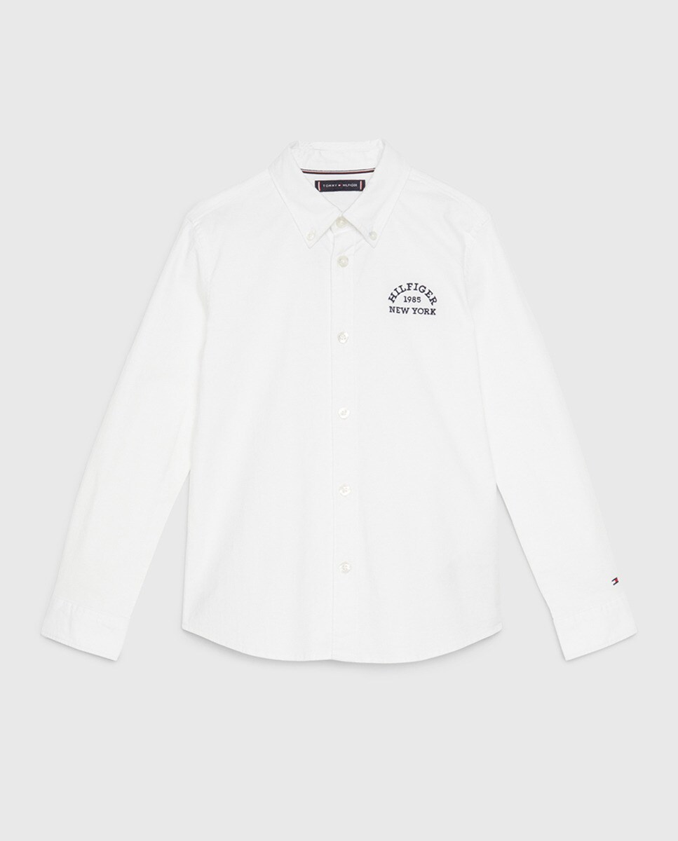 Chemise à manches longues avec logo