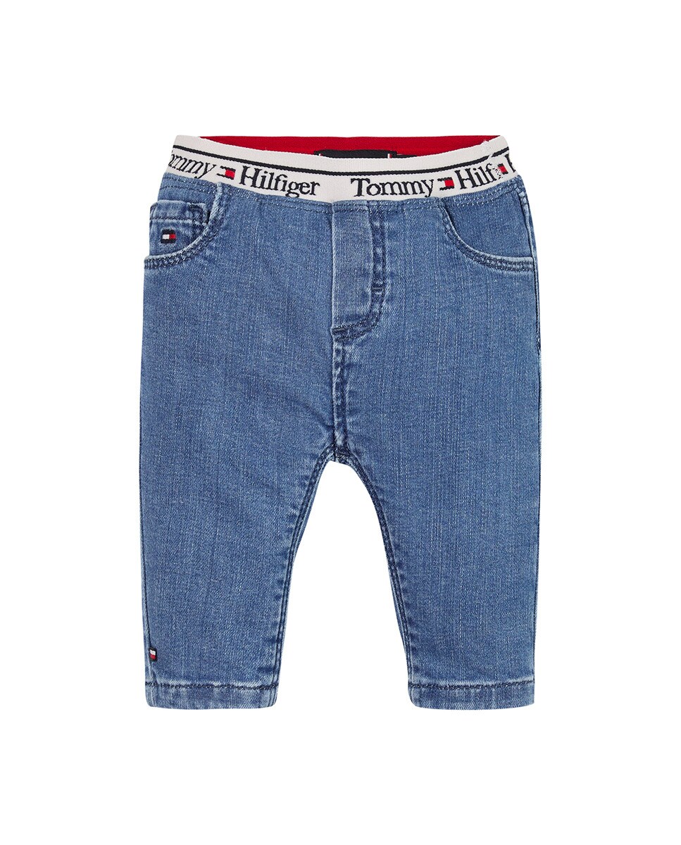 Jean cinq poches avec élastique