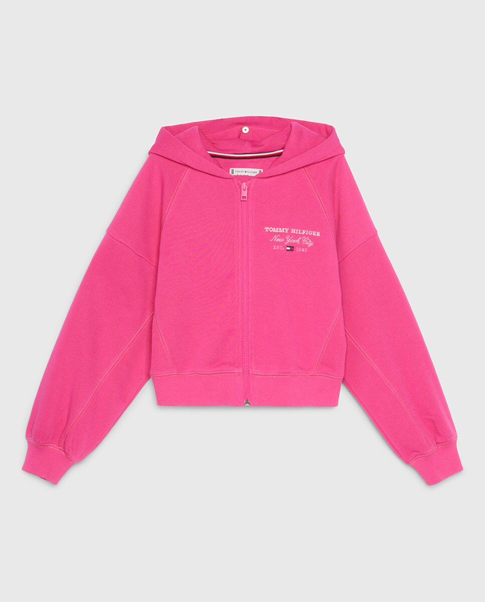 Sweat zippé à capuche