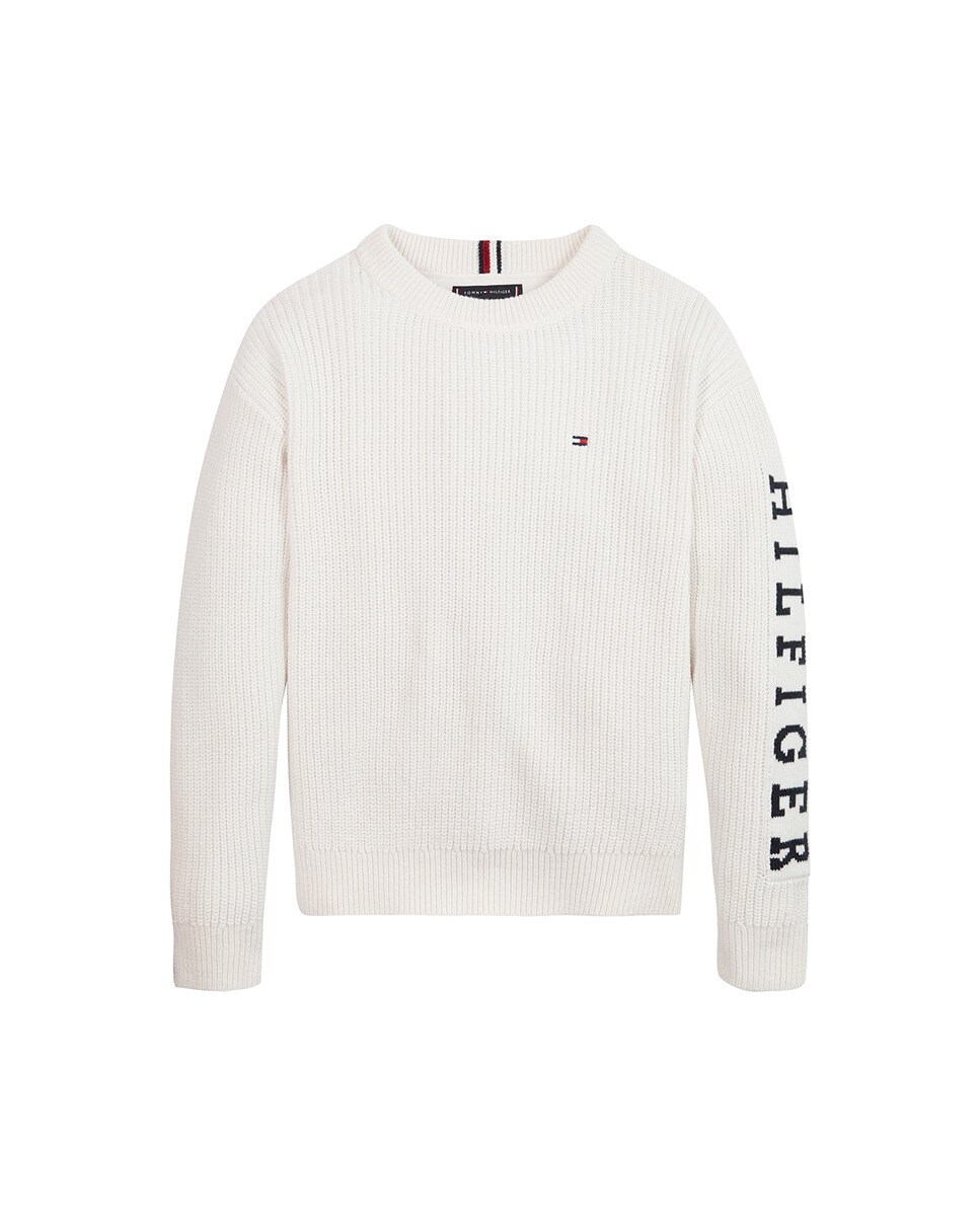 Pull à col rond et manches longues