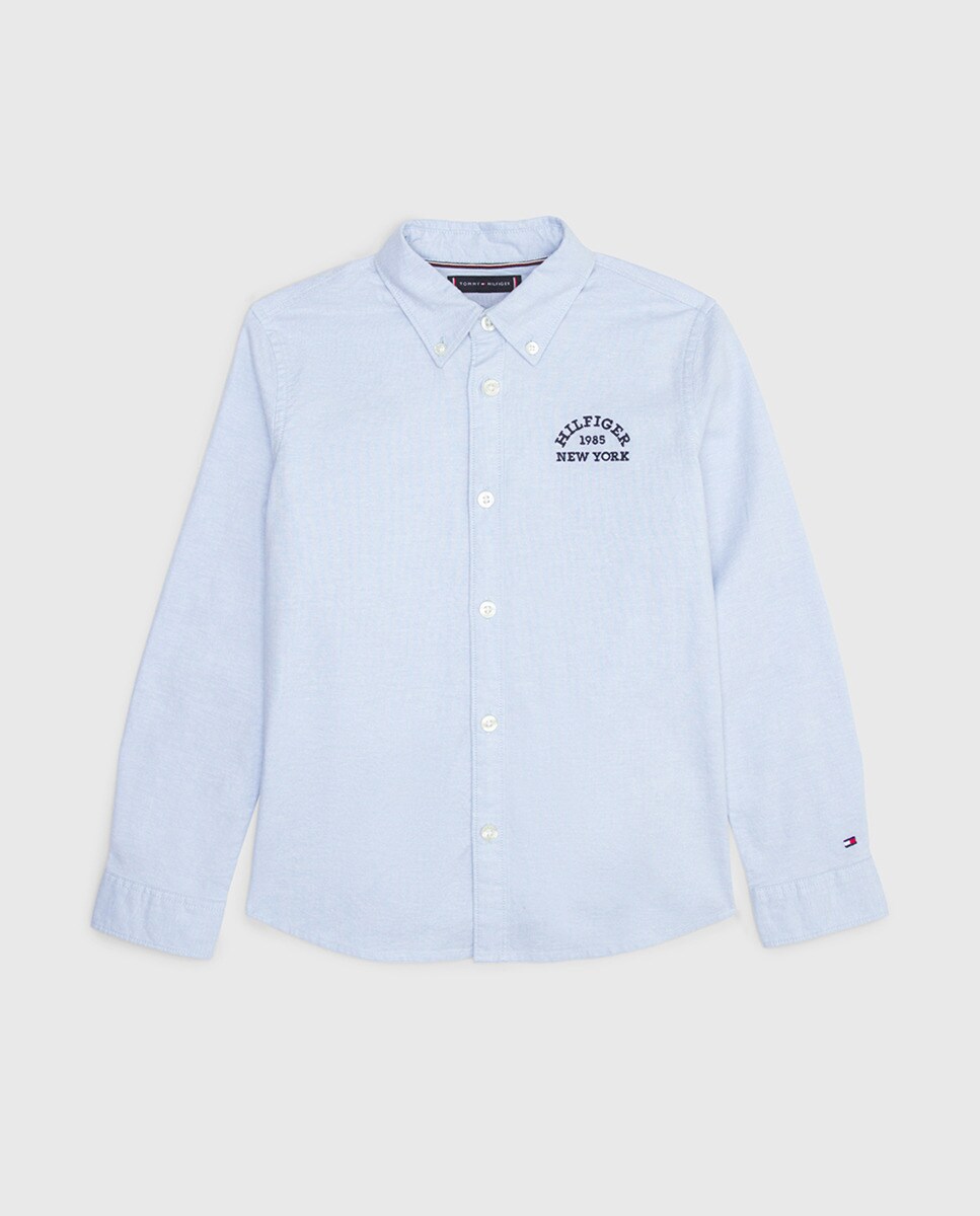 Chemise à manches longues avec logo