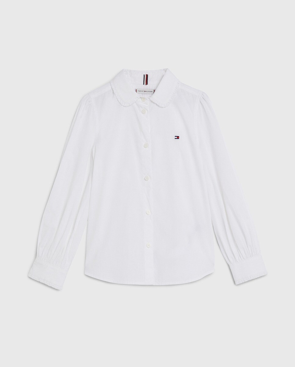 Chemise à col et manches longues