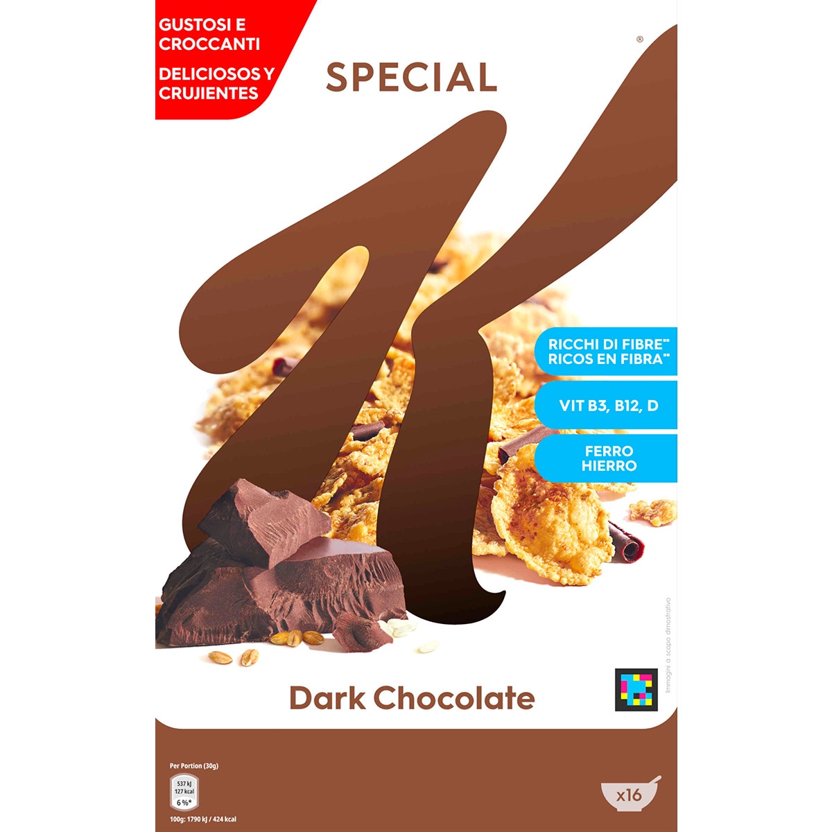 Cereais Special K Chocolate embalagem 500 g