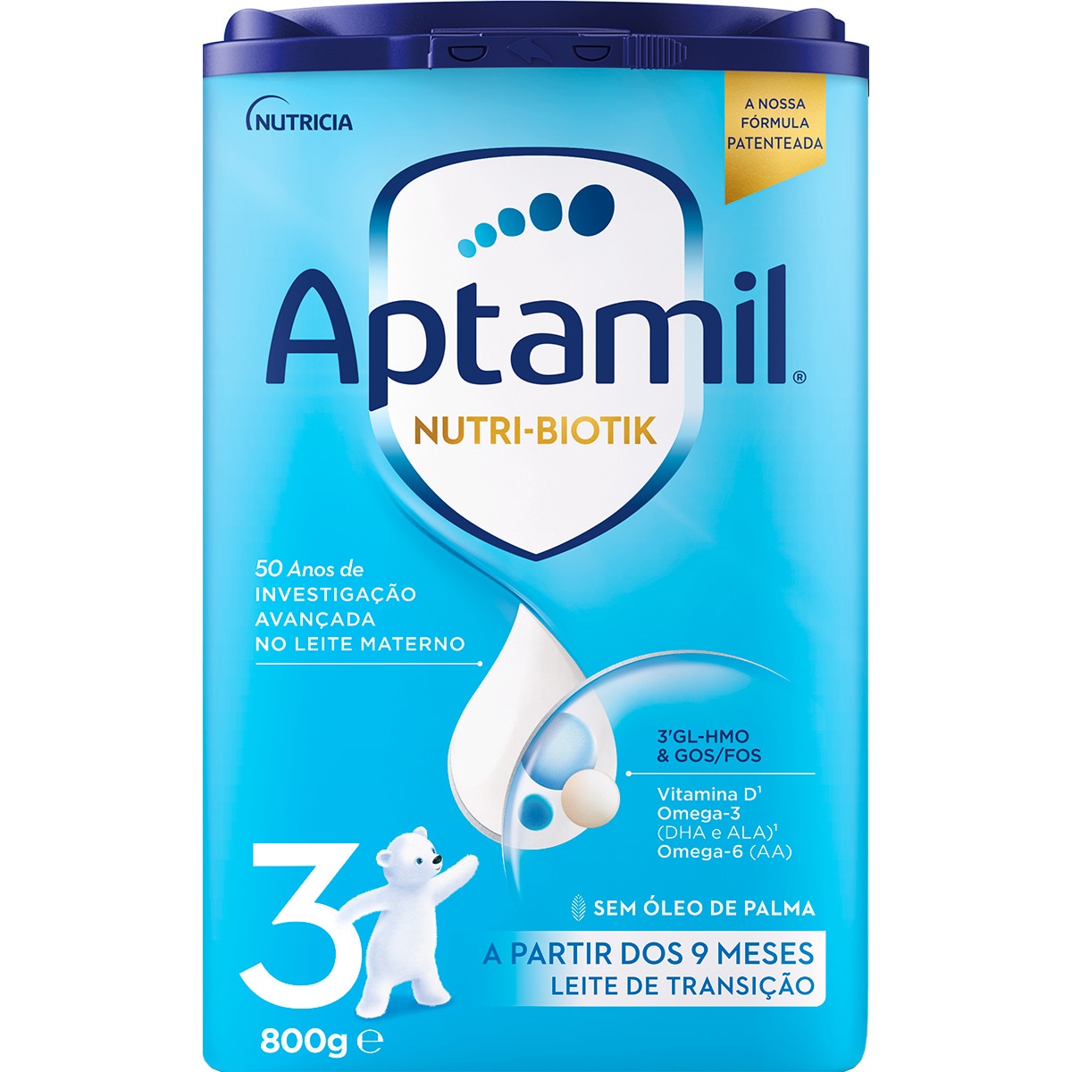 Nutri-Biotik Leite de Transição 3 a partir dos 9 Meses embalagem 800 g