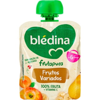 Frutapura Saqueta Frutos Variados sem Adição de Açúcares + 6 Meses embalagem 85 g - Blédina