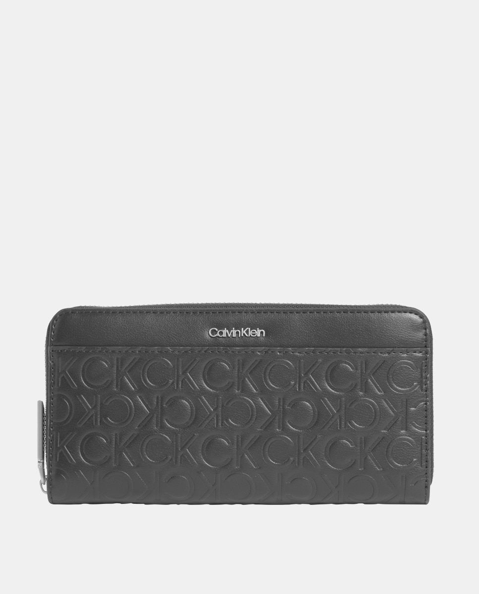 Grande pochette à monogramme gravé