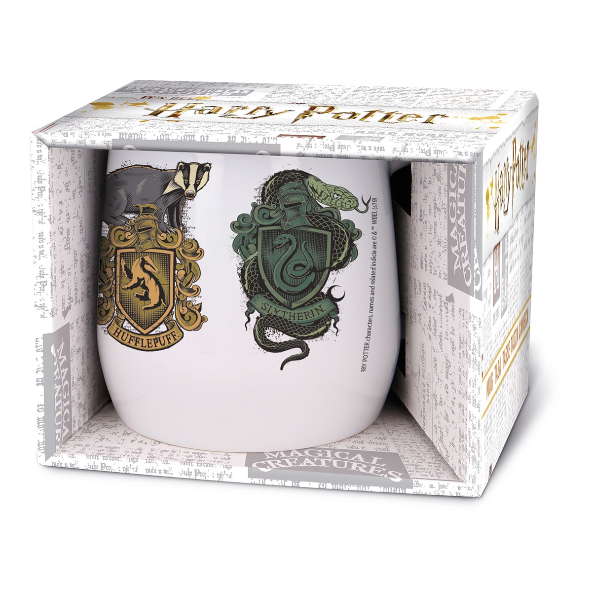 Chávena Mug Escudos Harry Potter Branco-1