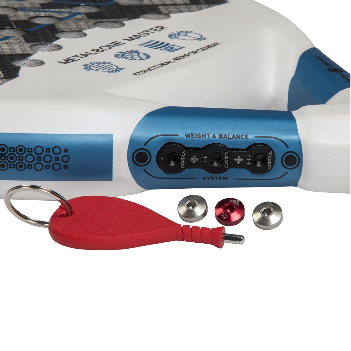 Raquete de Padel Metalbone Master LTD 2023 Branco / Preto-8
