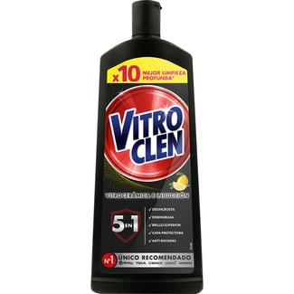 limpia vitrocerámica Power Cream fragancia limón botella 450 ml - Vitro Clen