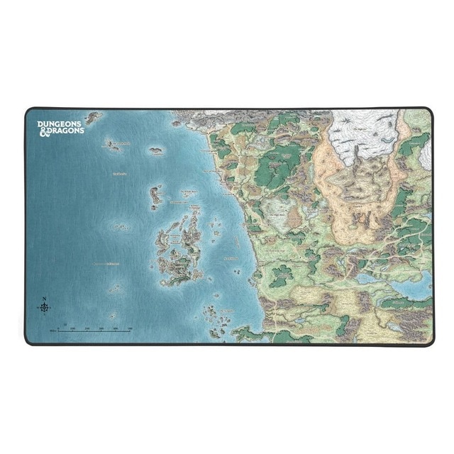 Imagem 0 de Tapete Rato XL ,Dungeos & Dragons Faerun Map