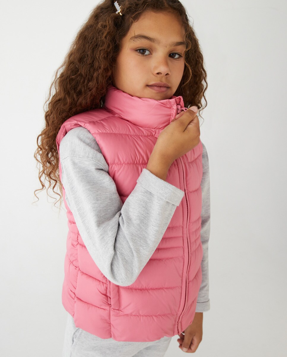 Doudoune sans manches zippée