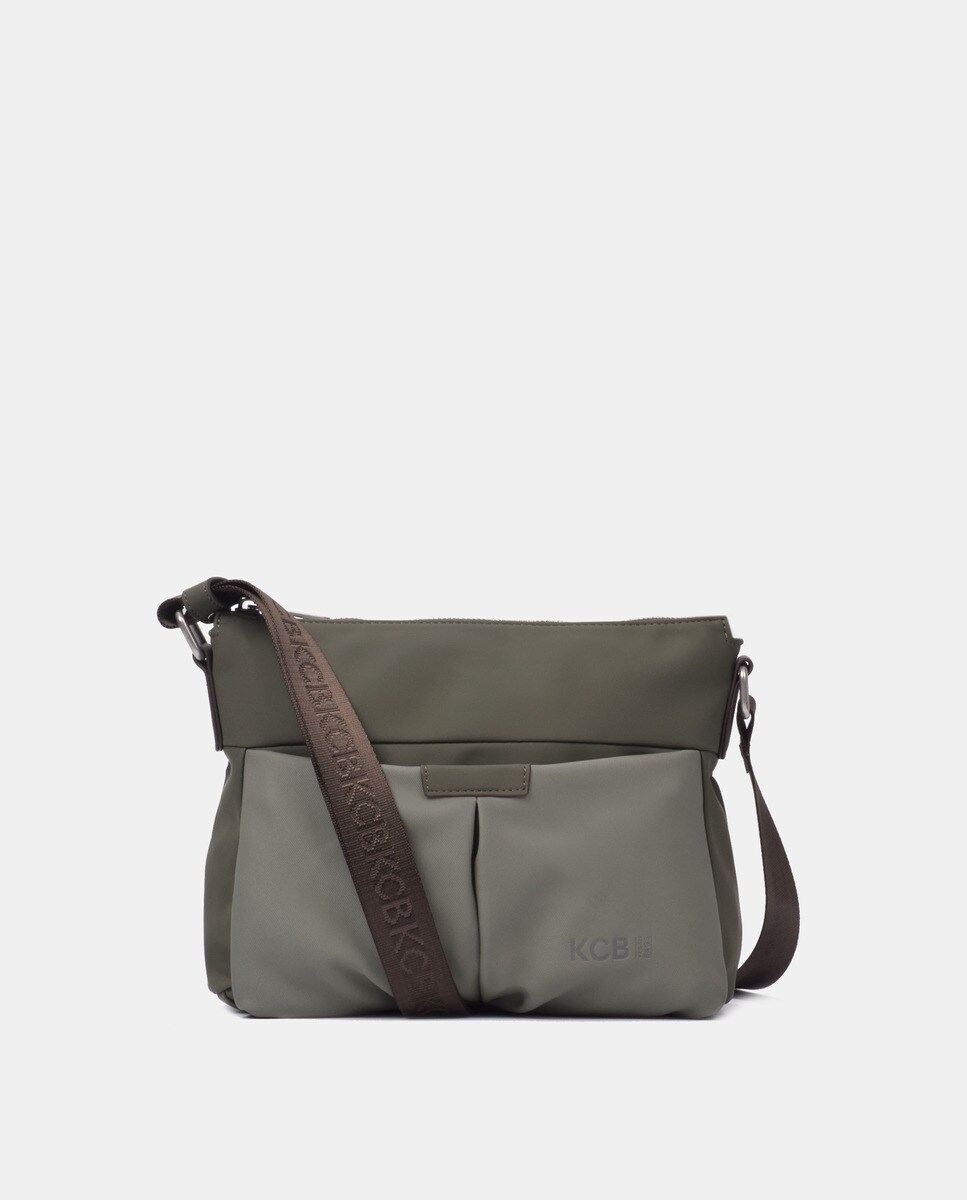 Sac à bandoulière moyen avec poches fermées devant et derrière