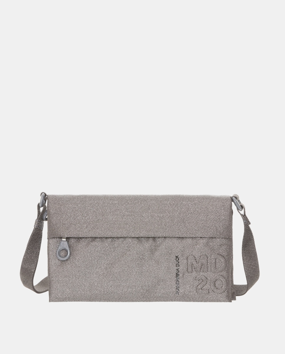 Sac à bandoulière multipoches métallisé