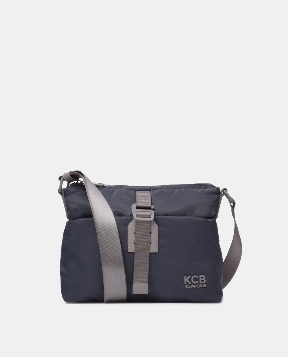 Sac à bandoulière format moyen en nylon avec poche avant