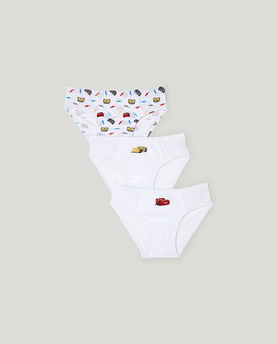 Lot de trois slips avec imprimé Cars