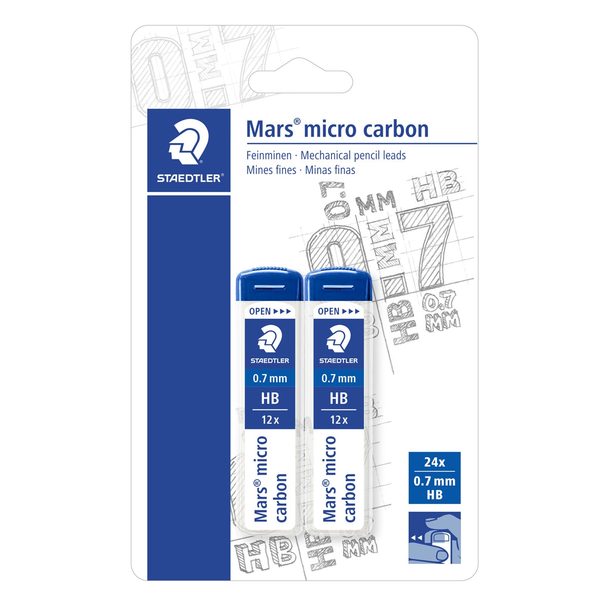 Imagen 0 de Minas Mars Micro Carbon 250 Staedtler