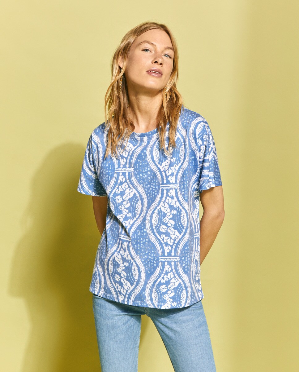 Tshirt à manches courtes et col rond