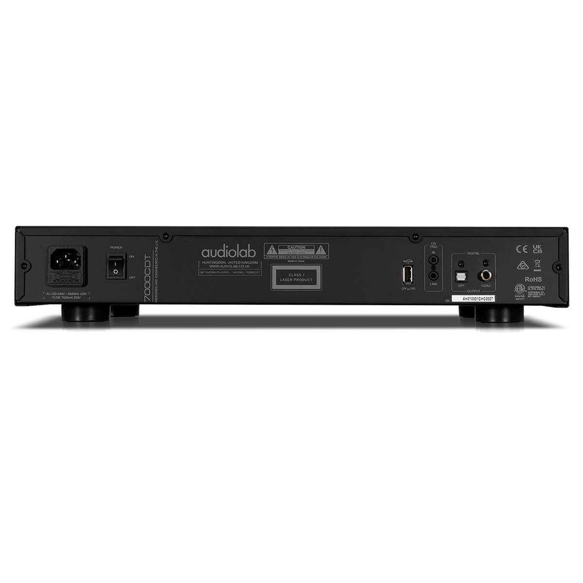 Transporte de cd Audiolab 7000CDT Negro-3