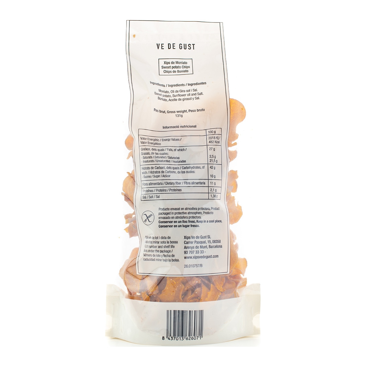Chips de boniato Ve de Gust 3