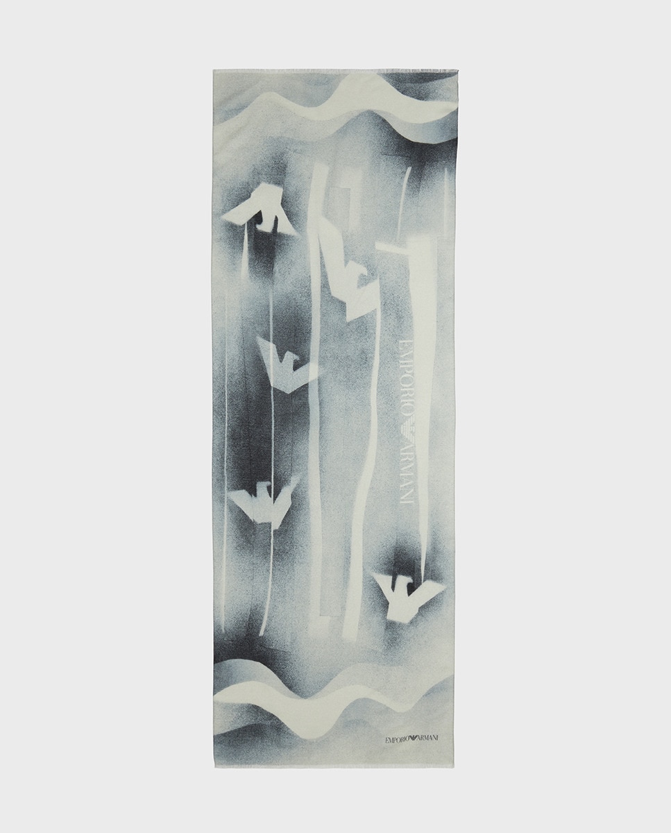 Foulard imprimé avec logos