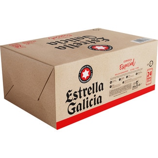 cerveza rubia especial pack 24 latas 33 cl - Estrella Galicia