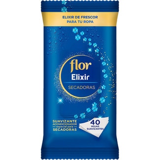 toallitas suavizantes acondicionadoras especial para secadora paquete 40 unidades - Flor