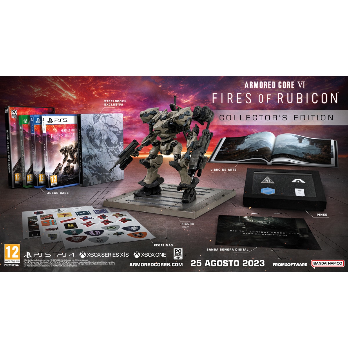 Armored Core VI Fires Of Rubicon Collector's Edition PlayStation 4 3