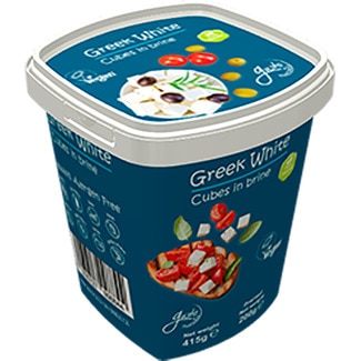 Cubos Vegano Branco unidade 200 g - Gusto Dairy