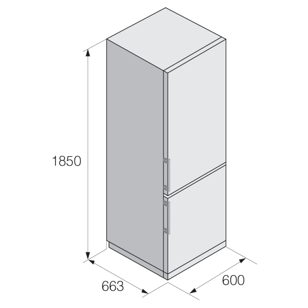 Frigorífico Combinado Asko RFN23841S No Frost e de 185 cm - Inox Inox-2