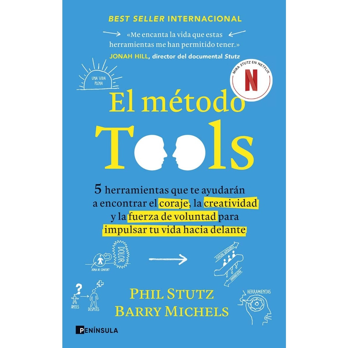 El método Tools: Cinco herramientas que te ayudarán a encontrar el coraje, la creatividad y la fuerza de voluntad para impulsar  (Capa mole com abas) 1