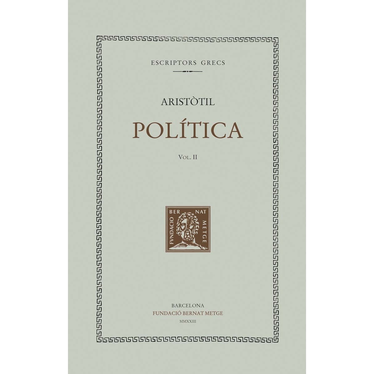 Imagem 0 de Política (vol. II): Llibres IV-VIII