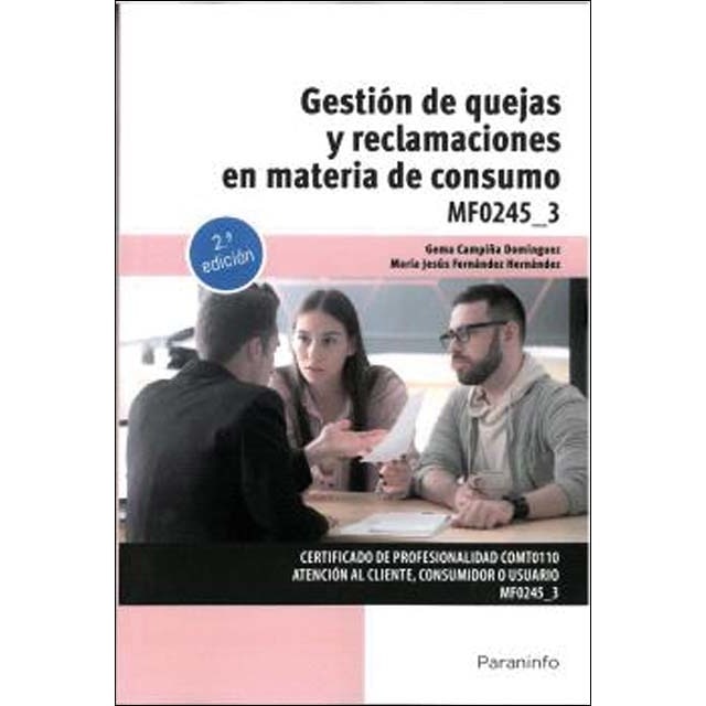 Imagem 0 de Gestión de quejas y reclamaciones en materia de consumo (Capa mole)