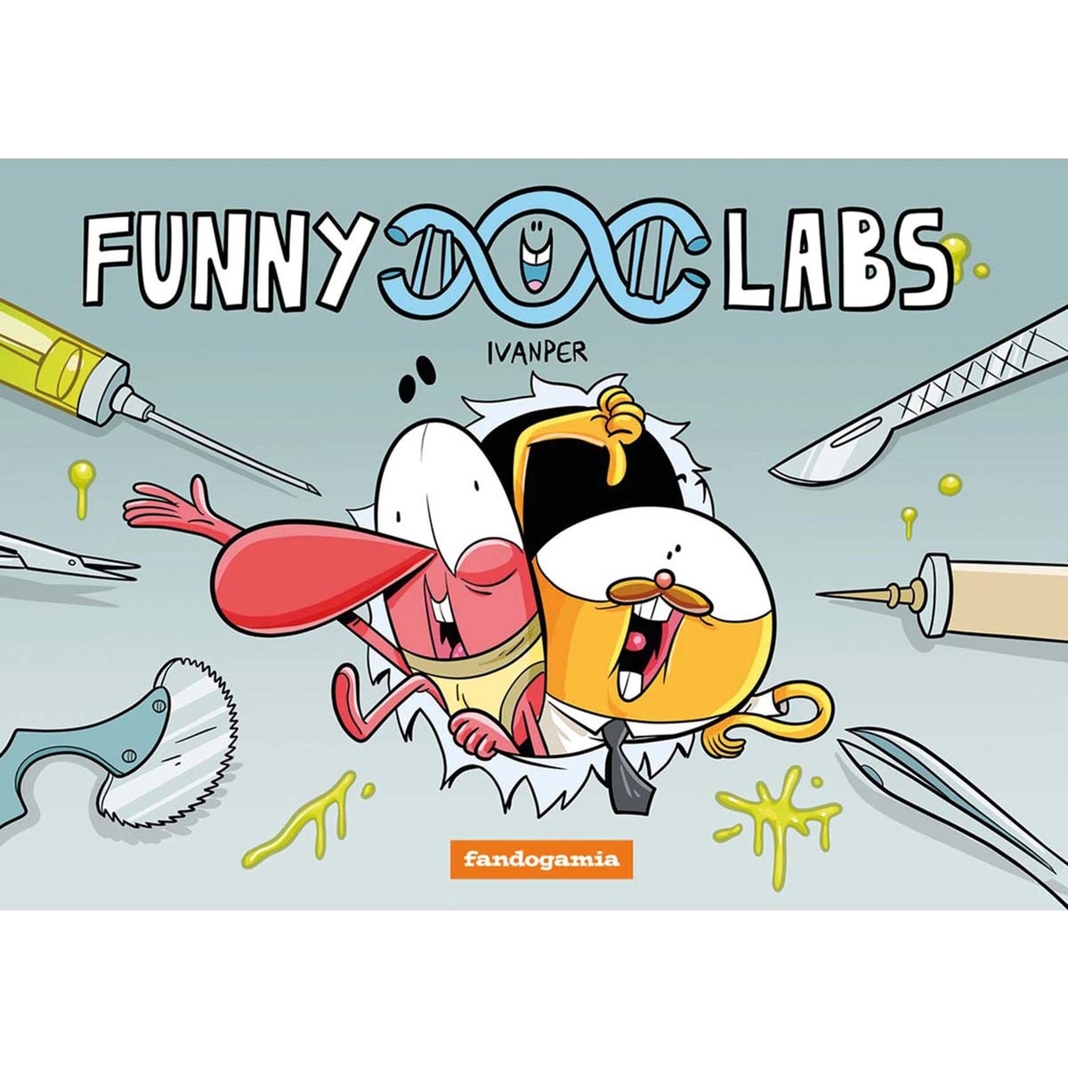 Funny Labs (Capa mole com abas) 1