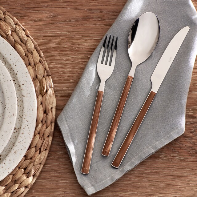 Imagen 0 de Cubertería por piezas Native Marrón Oscuro El Corte Inglés