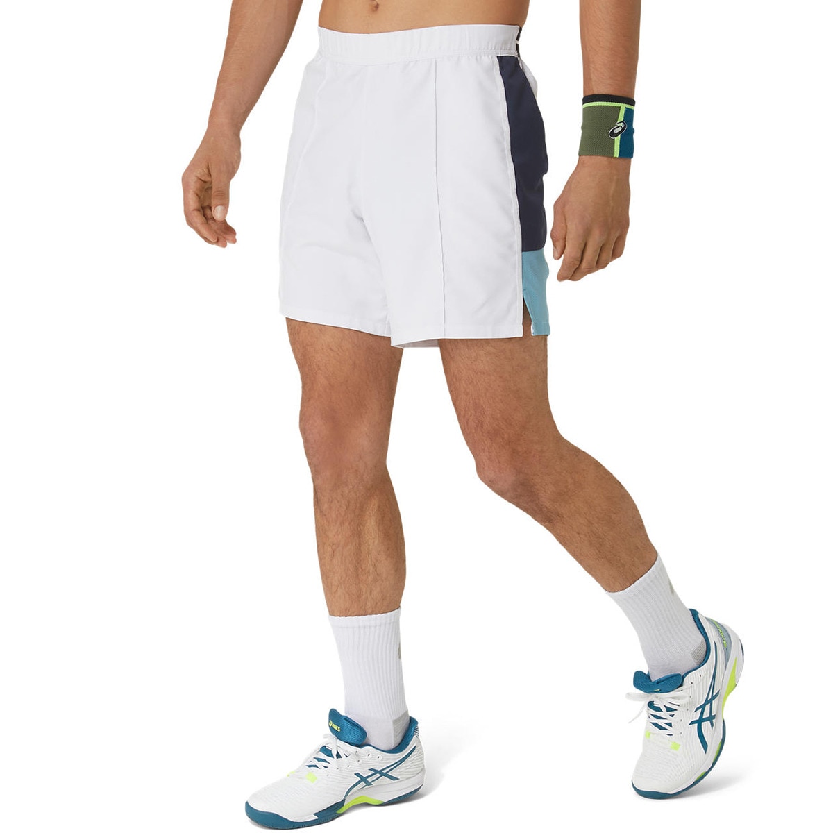 Calções de Homem Match - 7in Branco-3