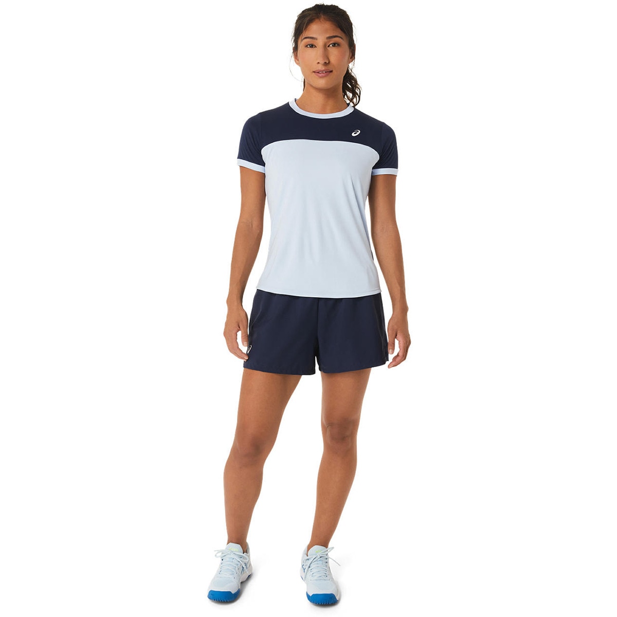T-shirt de Mulher Court Azul / azul marinho-5