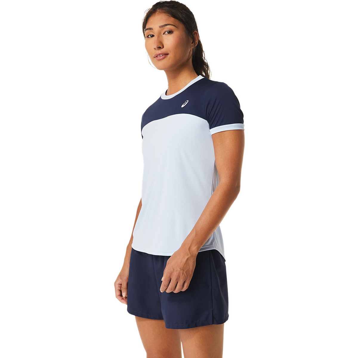 T-shirt de Mulher Court Azul / azul marinho-3
