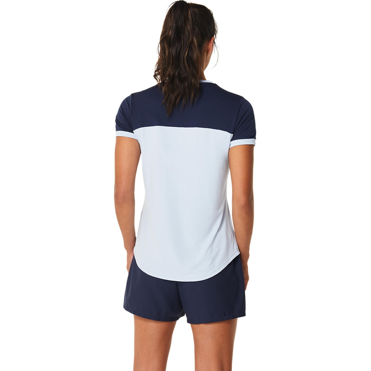 T-shirt de Mulher Court Azul / azul marinho-2