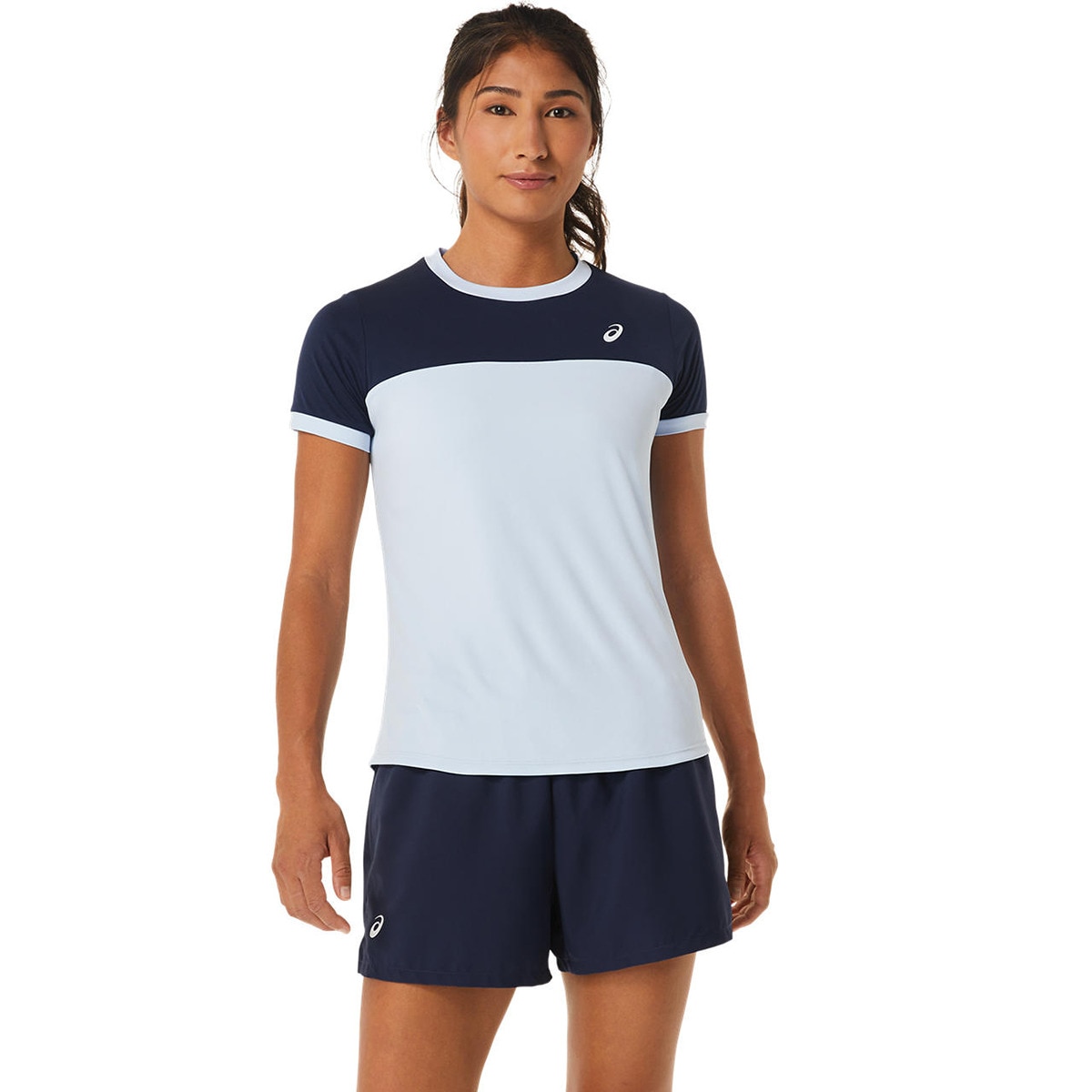 T-shirt de Mulher Court Azul / azul marinho-1