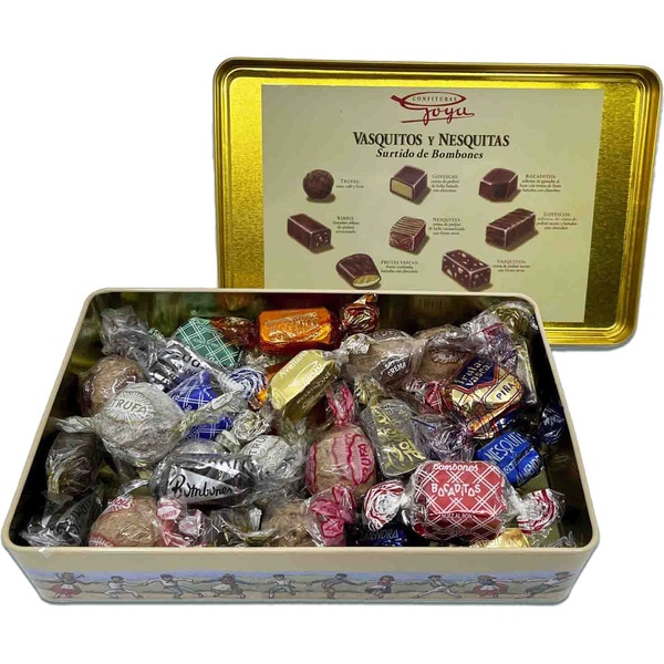 vasquitos y nesquitas bombones surtidos lata 420 g