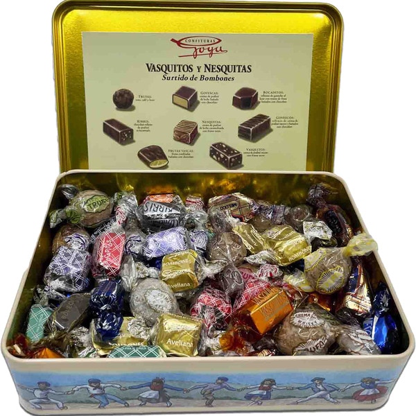 vasquitos y nesquitas bombones surtidos lata 730 g