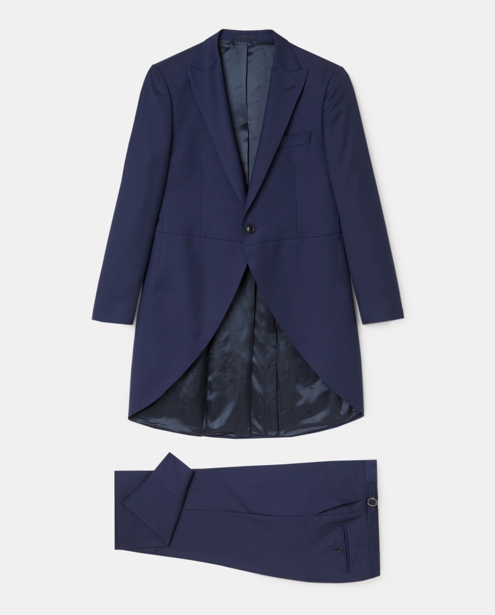 Casaco de Cerimónia Regular Fit Azul-5
