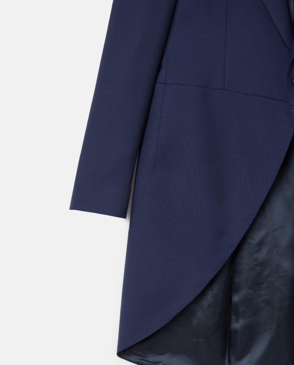 Casaco de Cerimónia Regular Fit Azul-6