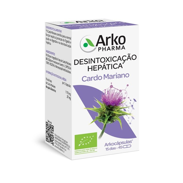 Imagem 0 de Suplemento Alimentar Cardo Mariano - 45 cápsulas