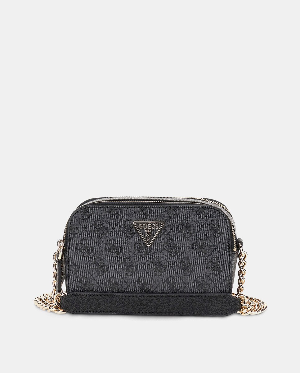 Petit sac à bandoulière Noelle avec logos zippé