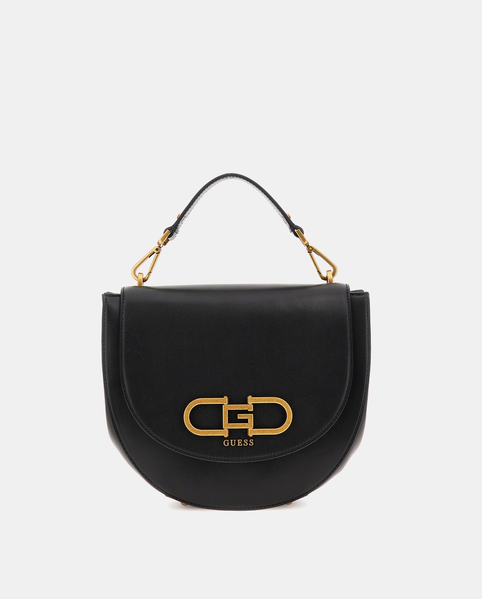 Sac à main moyen Fleet uni à rabat