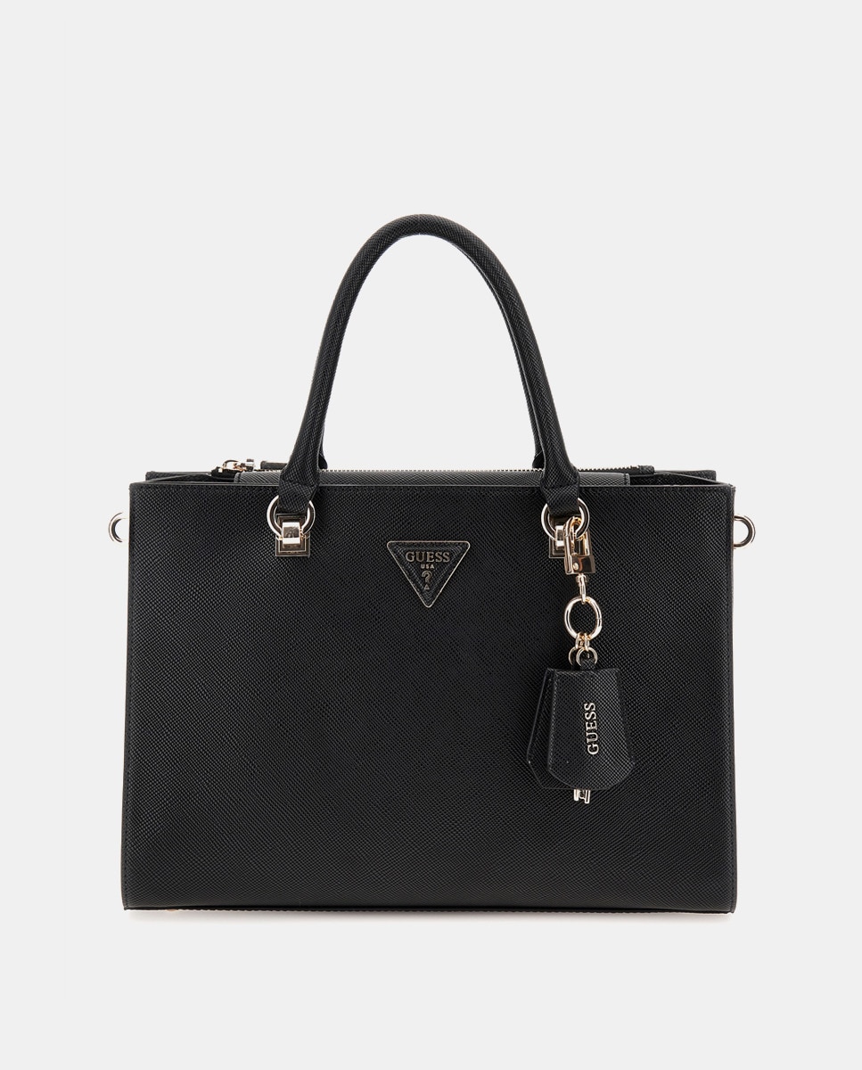 Grand sac à main Brynlee uni avec applique