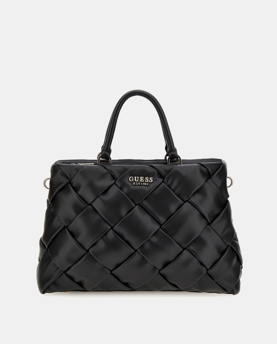 Grand sac à main Zaina tressé zippé